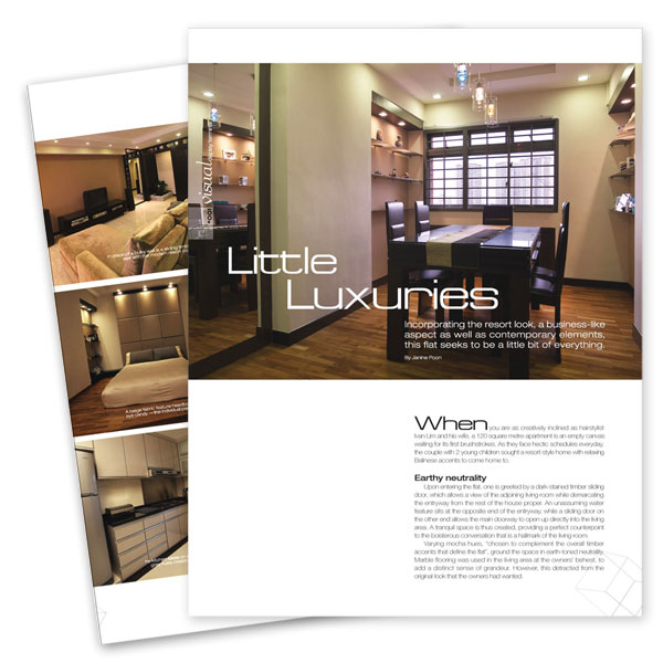 Our Interior Design Works featuring in Cubes Magazine